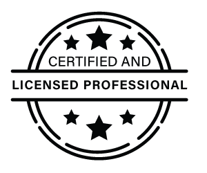 Certified and Licensed Professional badge